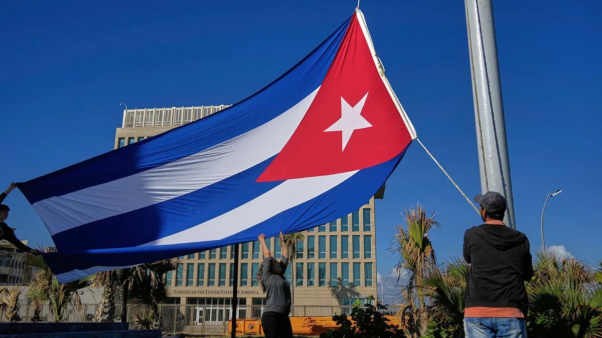 Bandiera cubana a Cuba
