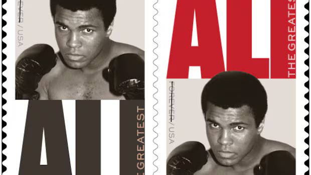 Muhammad Ali una volta disse che voleva diventare un francobollo.