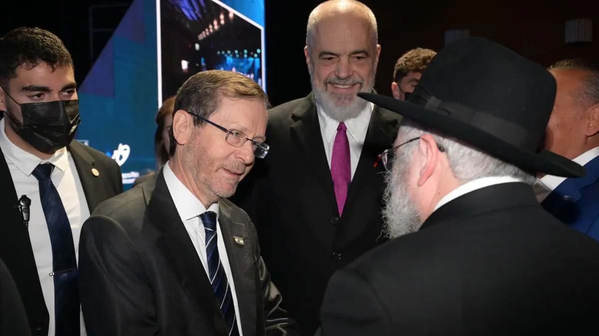 Il presidente israeliano Isaac Herzog