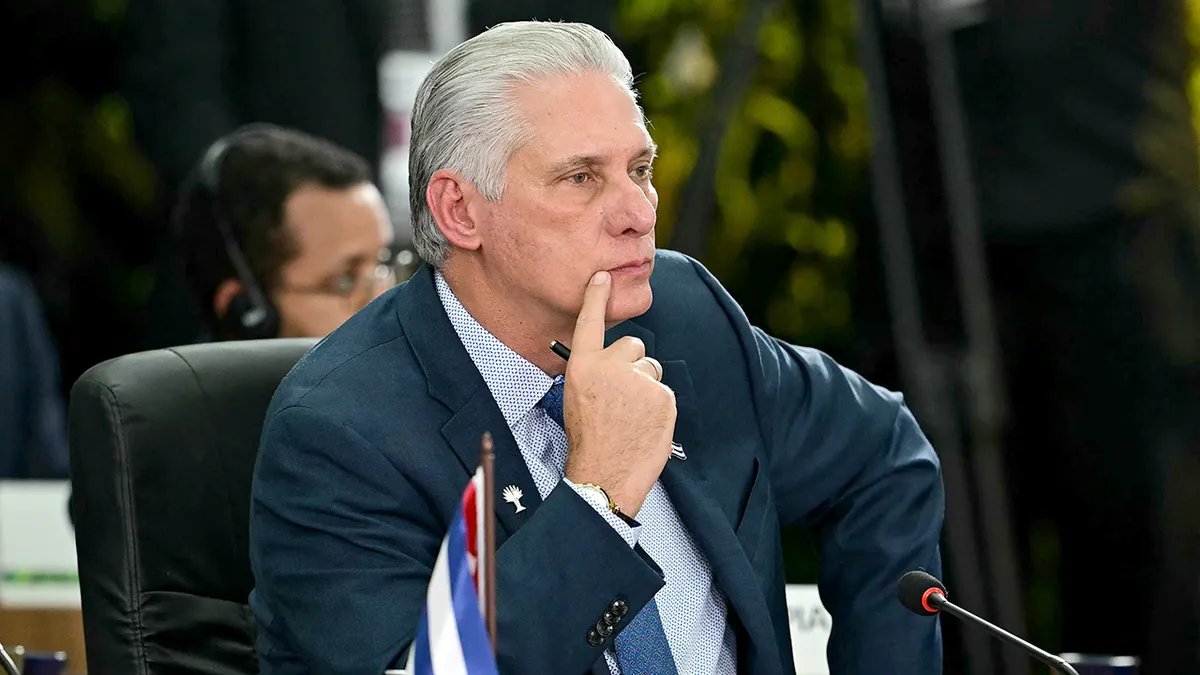 Il presidente cubano Miguel Díaz-Canel
