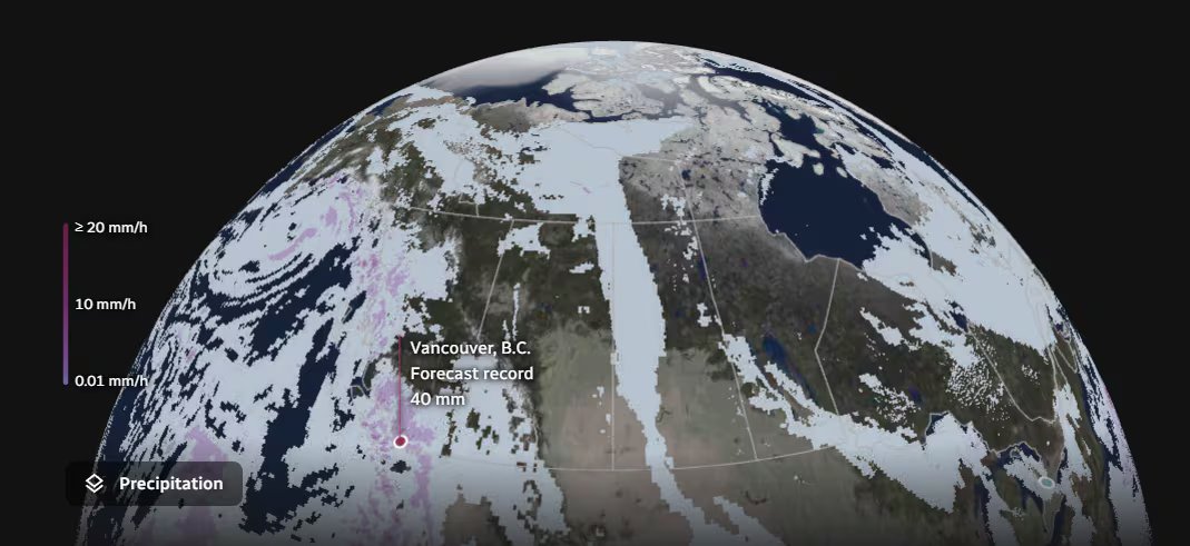 Screenshot del pannello climatico