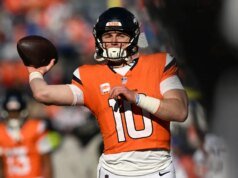 Bo Nix dei Broncos fuori per 12 settimane per infortunio alla caviglia, dice la fonte