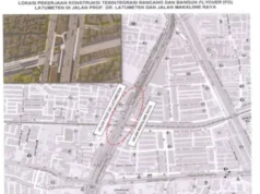 C’è un cavalcavia in costruzione, evita Jalan Latumenten se non vuoi rimanere bloccato nel traffico.