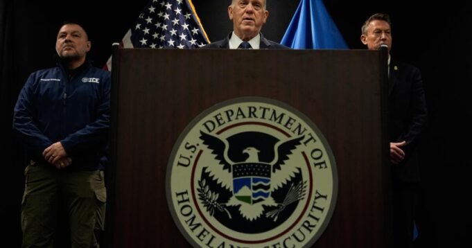 Homan: la campagna del Minnesota dipende dalla “cooperazione” dello Stato