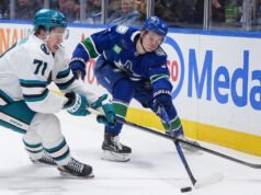 I Canucks annullano la serata da quattro punti di Celebrini persa contro gli Sharks