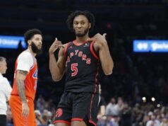 I Raptors stanno giocando un forte sforzo difensivo nel loro incontro contro i Knicks