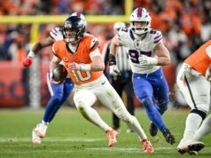 Il quarterback dei Broncos Bo Nix aveva una condizione alla caviglia che rendeva imminente una frattura