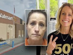 Il vicepreside Courtney Shaw è stato accusato di taccheggio in un Walmart in Georgia.