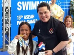 L’Indonesia è tornata a casa con 135 medaglie d’oro, ha elogiato Eric Thoheer