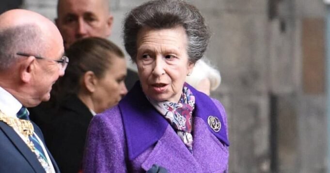 La principessa Anna scatena i fan mentre indossa una veste