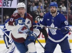 La tripletta di Brock Nelson porta gli Avalanche oltre i Maple Leafs