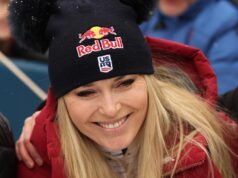 Lindsey Vonn è crollata, zoppicando nell’ultima gara preolimpica