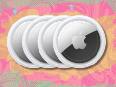 Miglior offerta Apple: risparmia $ 29,01 sulla confezione da 4 Apple AirTag.