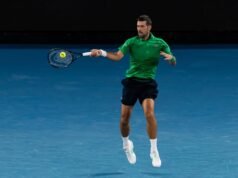 Novak Djokovic è arrivato in semifinale agli Australian Open dopo il ritiro di Lorenzo Musetti
