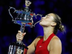 Qual è il record finale di Arya Sabalenka nei tornei del Grande Slam prima degli Australian Open?