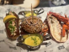 Ristoranti consigliati a Giakarta con menu di hamburger e aragosta in stile londinese