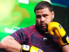 Tai Tuivasa scherza dicendo che è stato difficile prepararsi per il suo ritorno all’UFC 325 perché era “grasso come un cazzo”