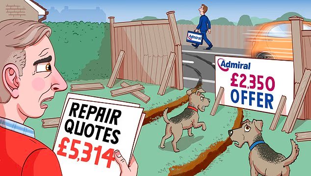 Un furgone urta il mio recinto e si ribalta, ma