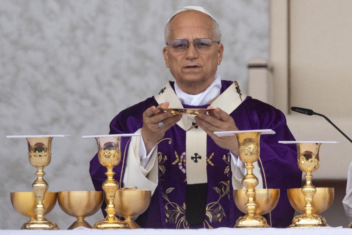 Papa Leone XIV celebra la Messa 