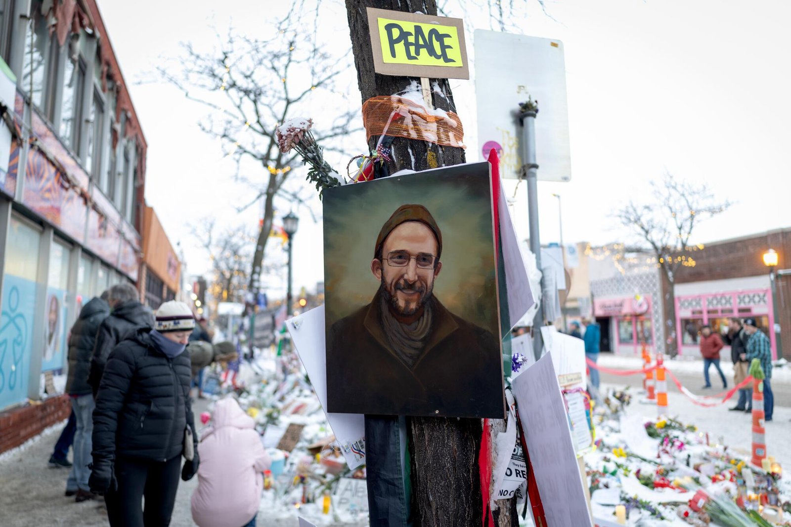 Memoriale all'infermiera di terapia intensiva Alex Pretty.