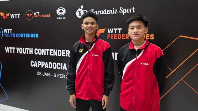 Due giovani atleti indonesiani brillano alla WTT Youth Competition Cappadocia