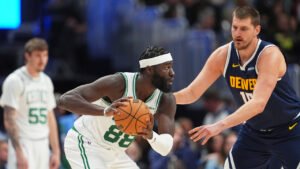 Jokic ha segnato 30 punti e 12 rimbalzi nella vittoria dei Nuggets sui Celtics