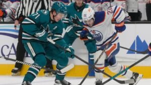 Gli Sharks hanno battuto gli Oilers ottenendo una serie di cinque vittorie consecutive